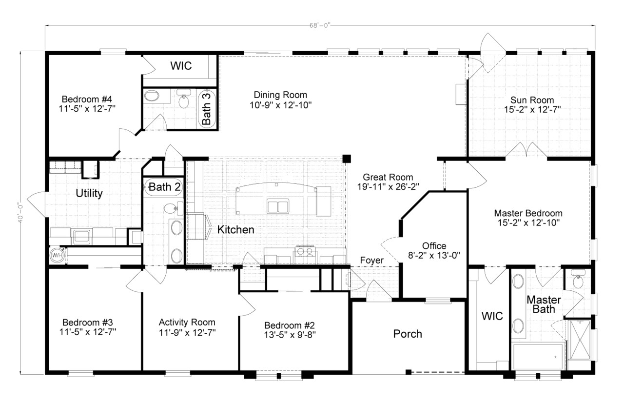 Design A Home Floor Plan Tradewinds Tl40684b Manufactured Home Floor Plan or Design A Home Floor Plan Tradewinds Tl40684b Manufactured Home Floor Plan or
