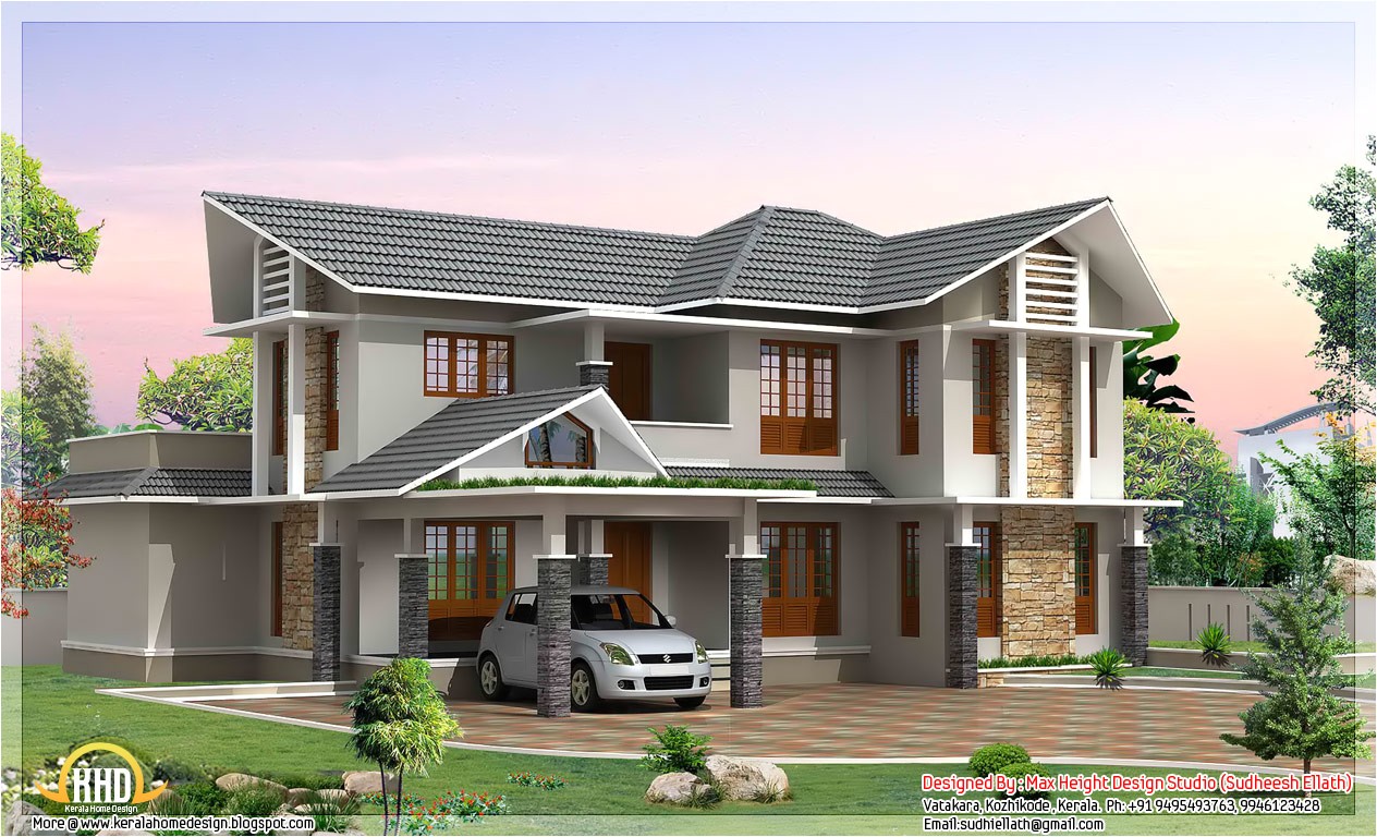 Double Storey Home Plans May 2012 Kerala Home Design and Floor Plans Double Storey Home Plans May 2012 Kerala Home Design and Floor Plans