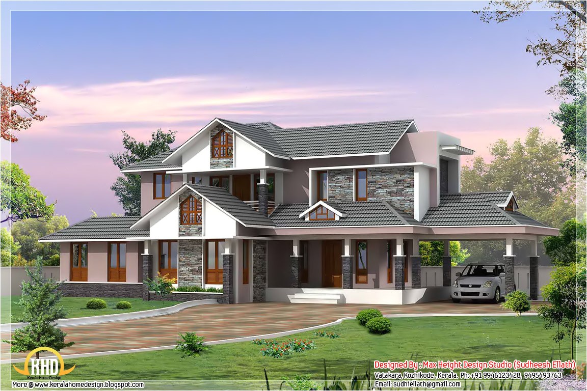 Dream Home Plans Kerala Style 3 Kerala Style Dream Home Elevations Kerala Home Design