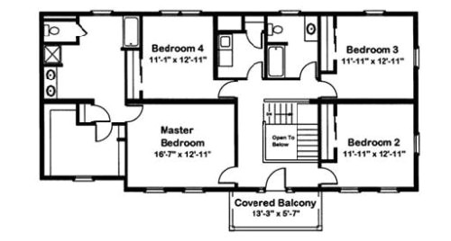 Excel Modular Homes Floor Plans Jefferson by Excel Modular Homes Two Story Floorplan