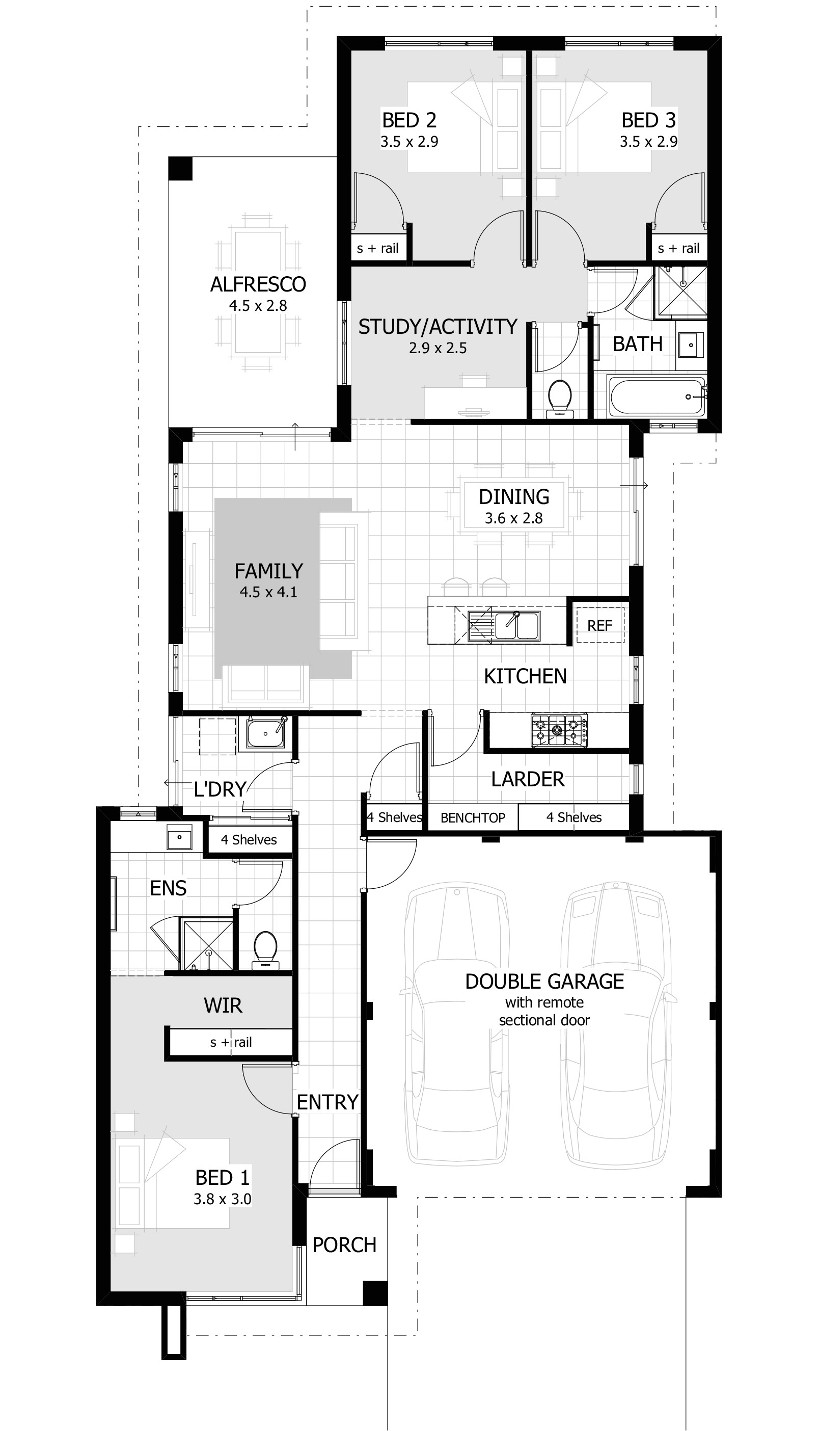 Floor Plans for A Three Bedroom House 3 Bedroom House Plans Home Designs Celebration Homes Floor Plans for A Three Bedroom House 3 Bedroom House Plans Home Designs Celebration Homes