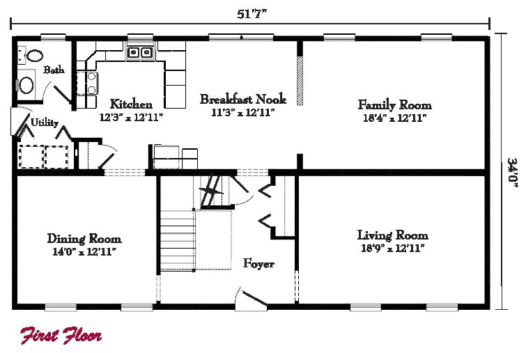 Floor Plans for Colonial Homes Colonial Style Homes Floor Plans Modular Gbi