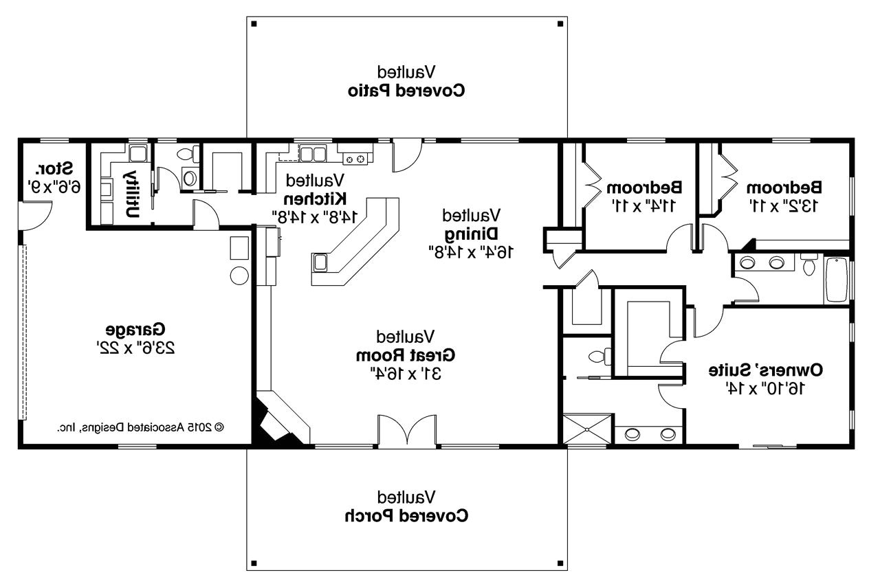 Floor Plans Ranch Homes Ranch House Plans Ottawa 30 601 associated Designs