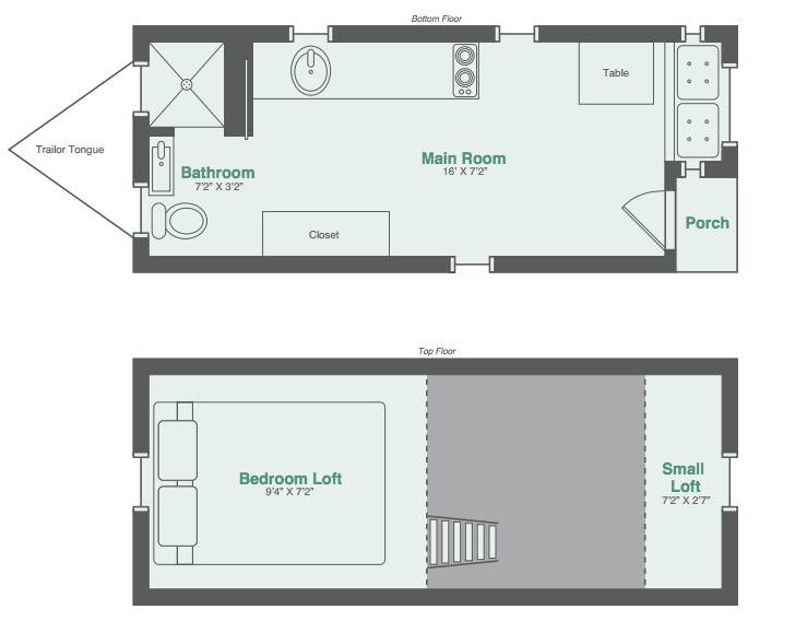 Floor Plans Tiny Homes Monarch Tiny Homes Makes This 8×20 Tiny House Model