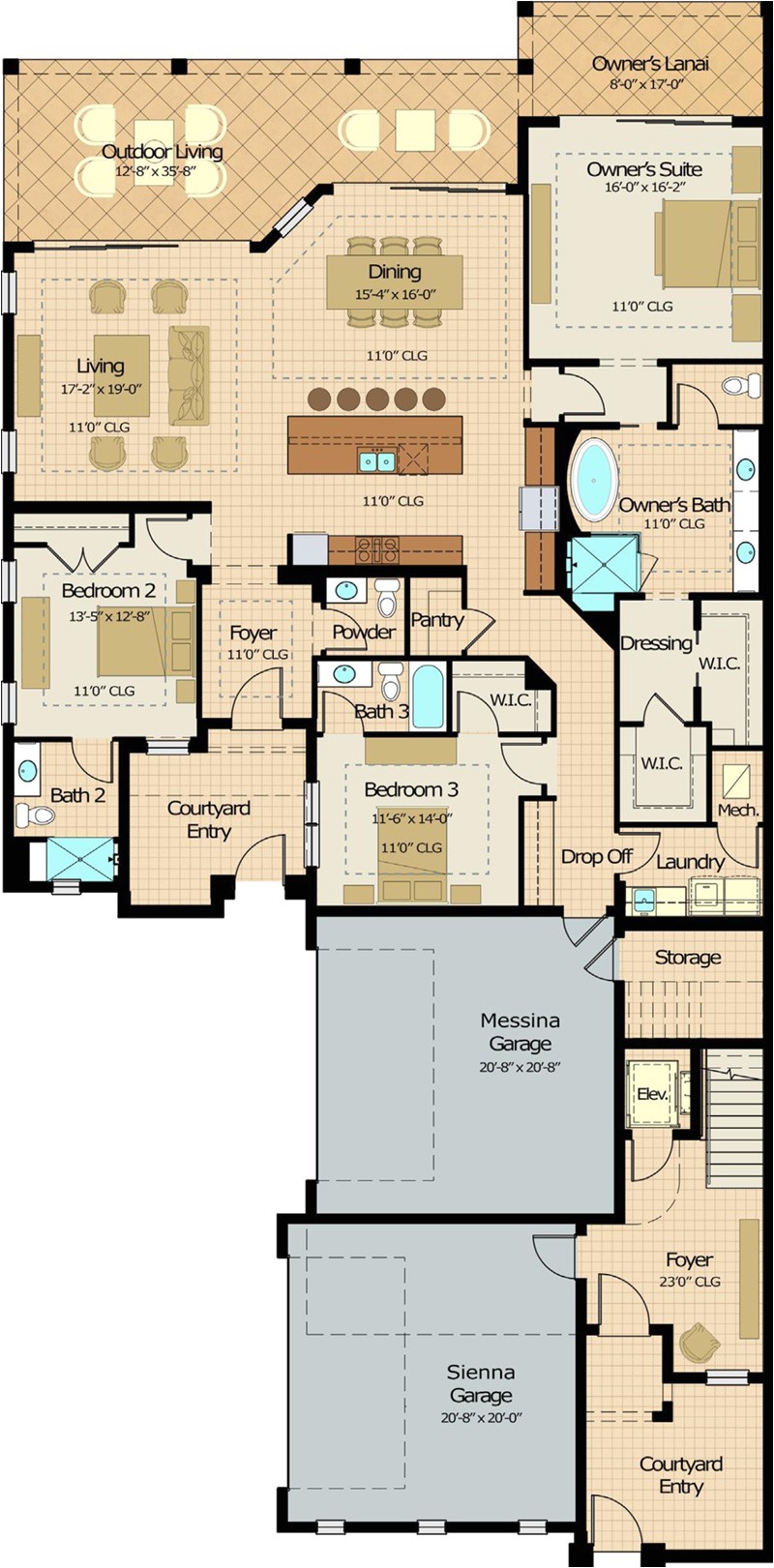 Florida Homes Floor Plans Santa Barbara Style at Talis Park In Naples David Critzer Florida Homes Floor Plans Santa Barbara Style at Talis Park In Naples David Critzer