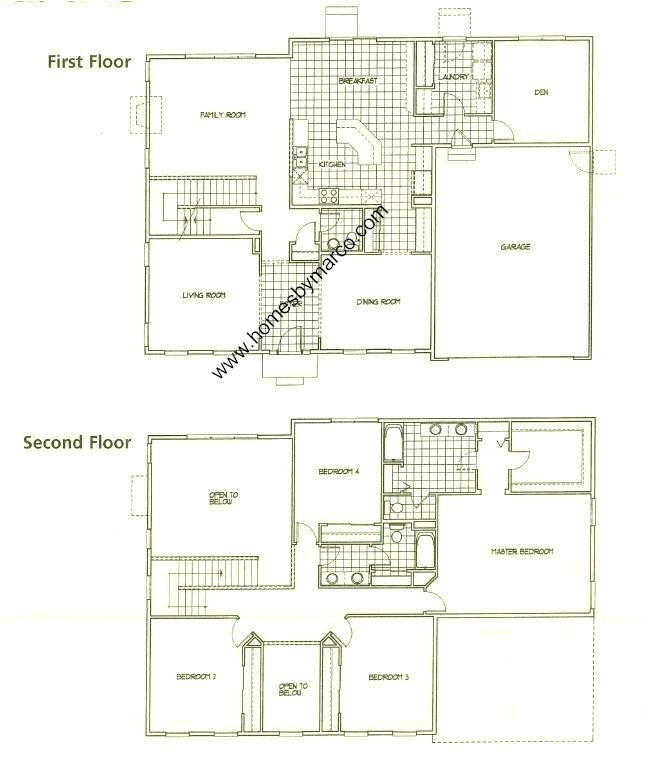 Hancock Homes Floor Plan Hancock Model In the Liberty Lakes Subdivision In Wauconda