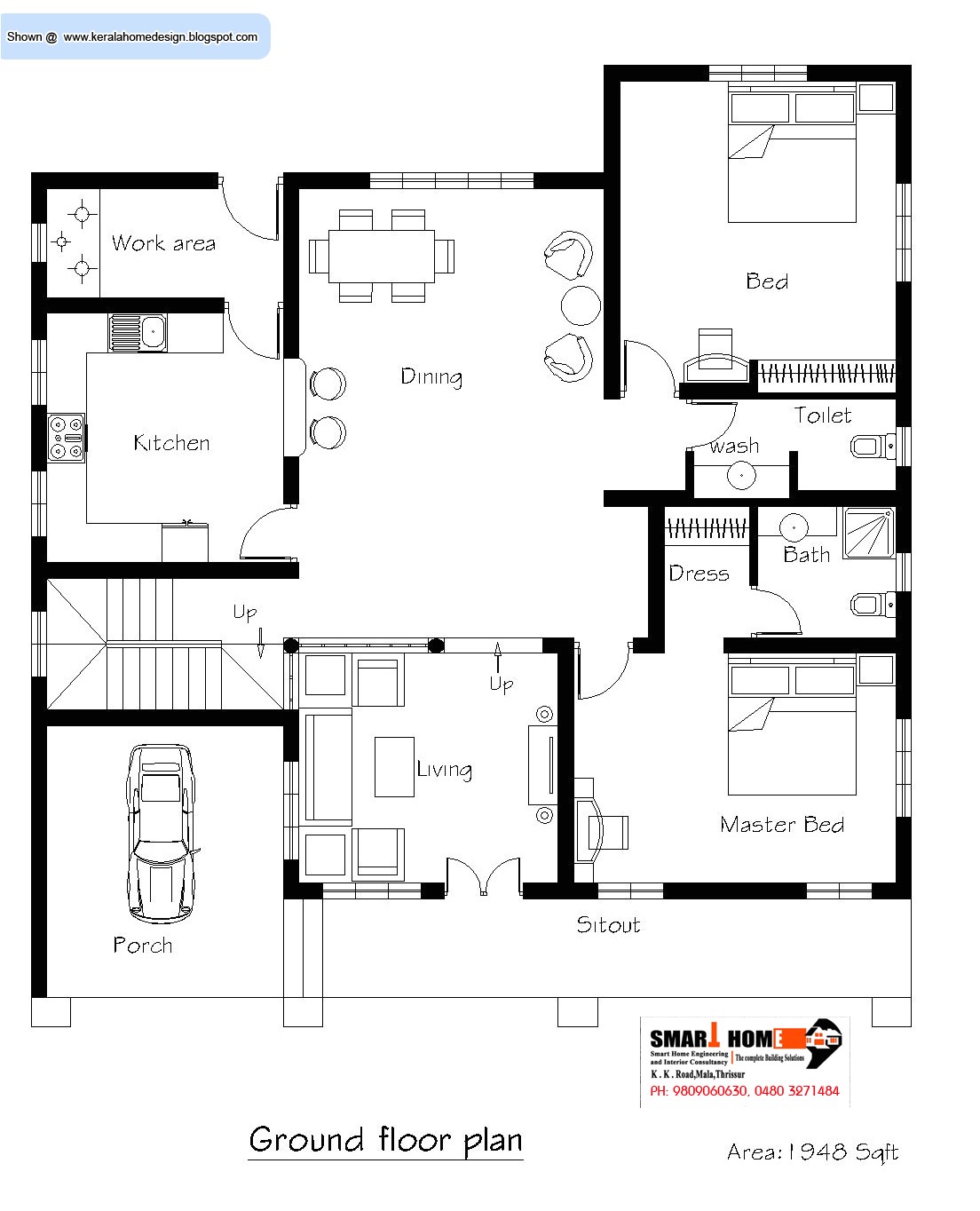 Home Floor Plans Designer Kerala Home Plan and Elevation 2811 Sq Ft Kerala