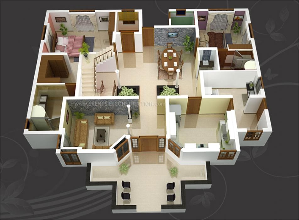 Home Plan 3d Design Online Make 3d House Design Model Stylid Homes