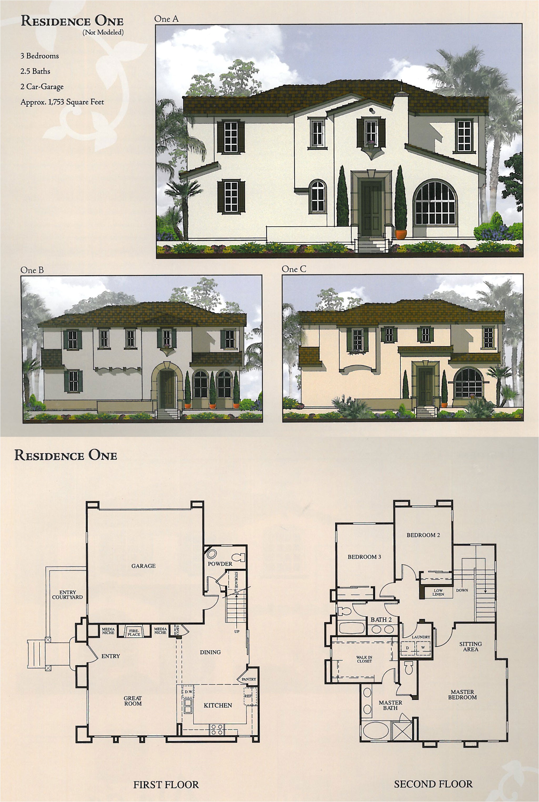 Home Plan and Elevation Floor Plans Elevations the Foothills at Carlsbad Home Plan and Elevation Floor Plans Elevations the Foothills at Carlsbad