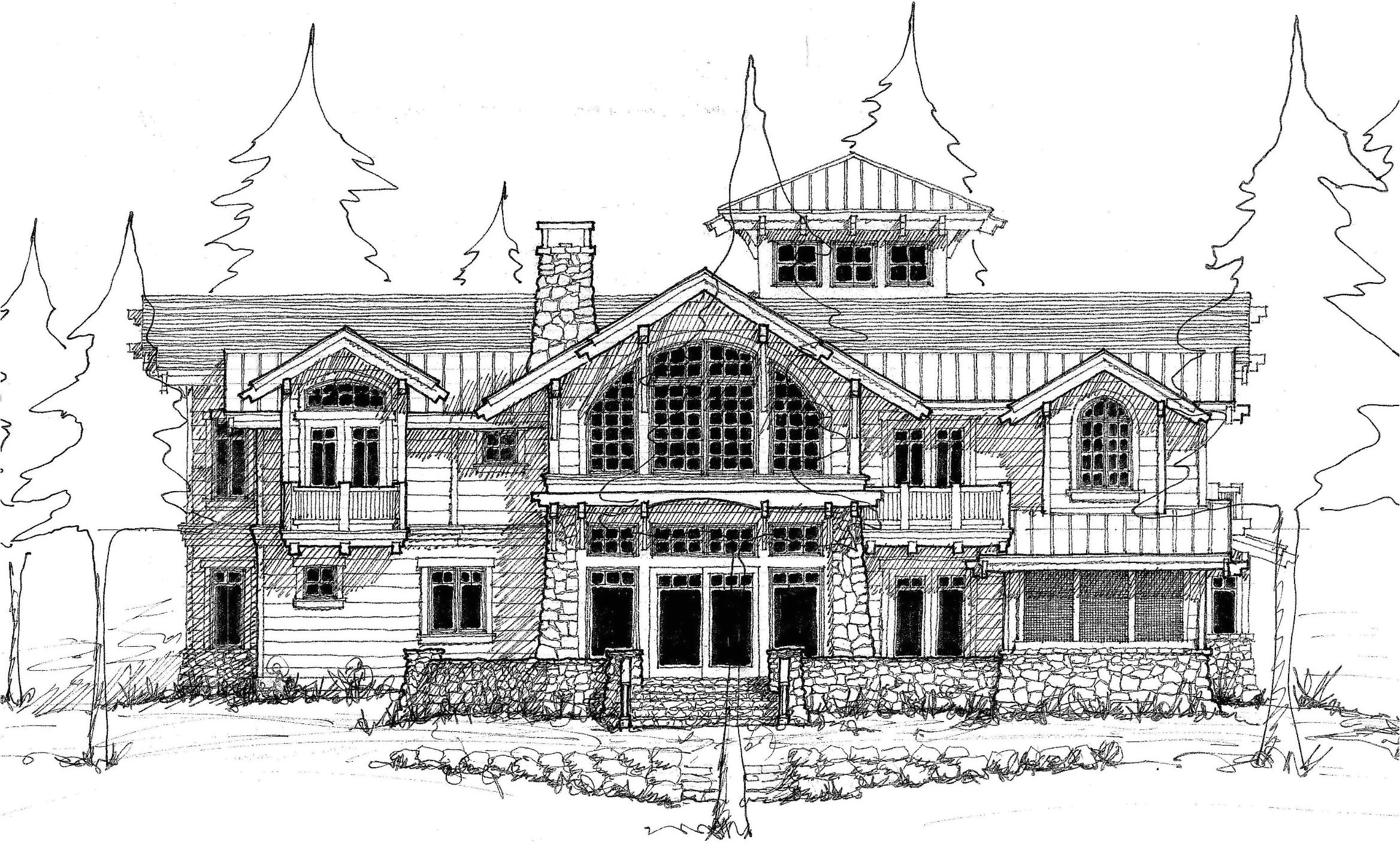 Home Plan Sketch Sketches to Reality Designing A Waterfront Home On Priest Home Plan Sketch Sketches to Reality Designing A Waterfront Home On Priest
