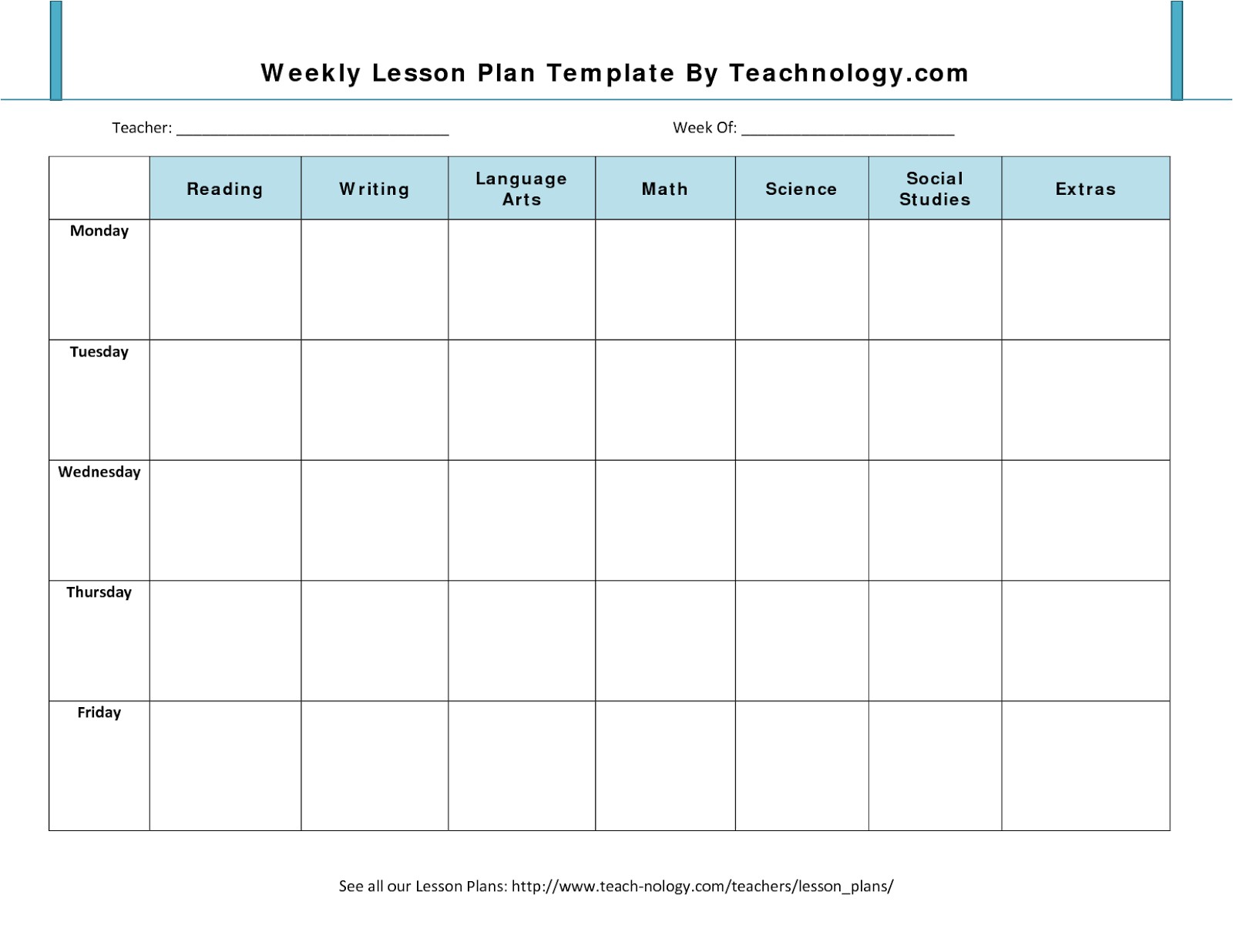 Home Plan Weekly 7 Weekly Lesson Plan Template Home Plan Weekly 7 Weekly Lesson Plan Template