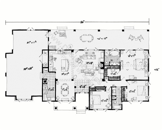 Home Plans Design Basics Fascinating One Story House Plans with Open Floor Plans