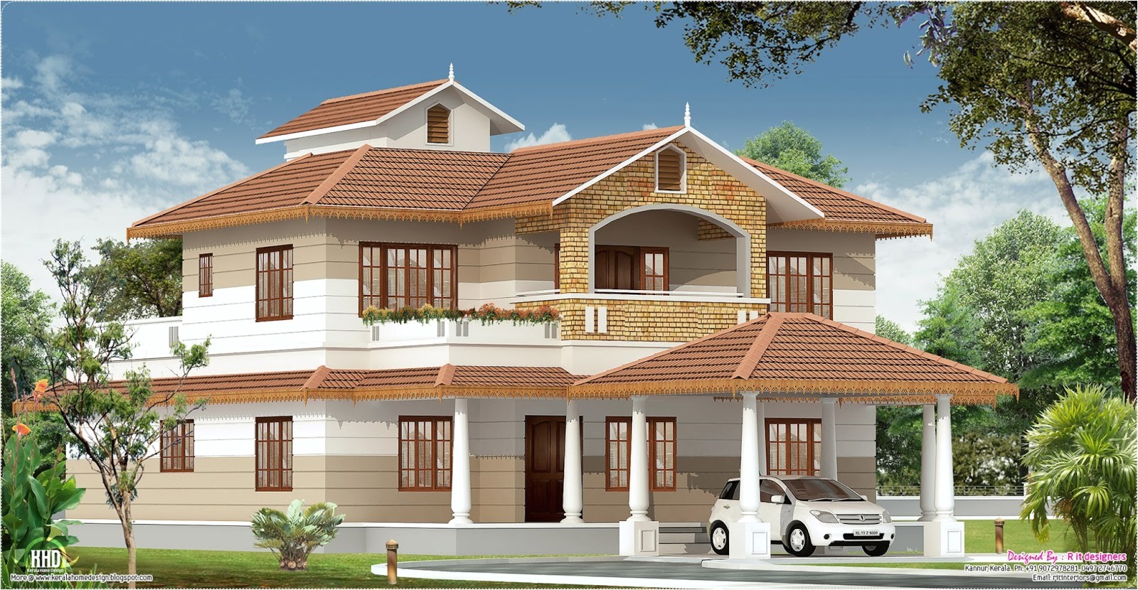 Home Plans Design Kerala 2700 Sq Feet Kerala Home with Interior Designs Kerala