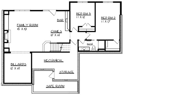 Home Plans with Safe Rooms Ranch Home Plan with Safe Room 73296hs Architectural Home Plans with Safe Rooms Ranch Home Plan with Safe Room 73296hs Architectural