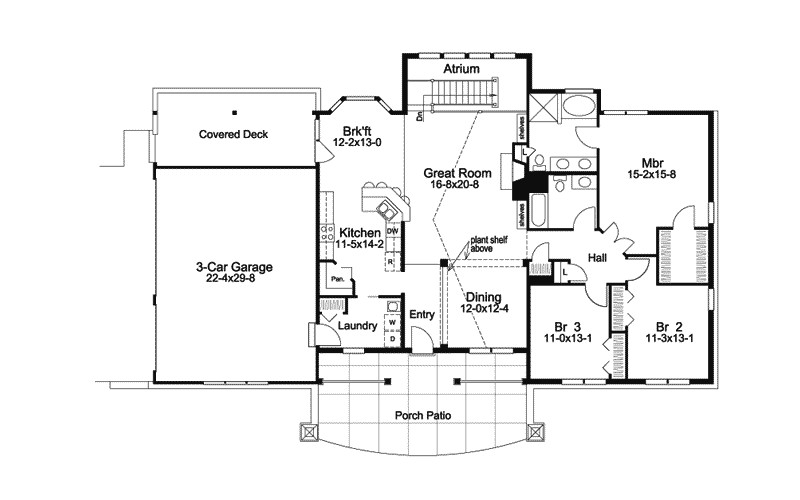 Homes with atriums Floor Plans Greensaver atrium Berm Home Plan 007d 0206 House Plans Homes with atriums Floor Plans Greensaver atrium Berm Home Plan 007d 0206 House Plans