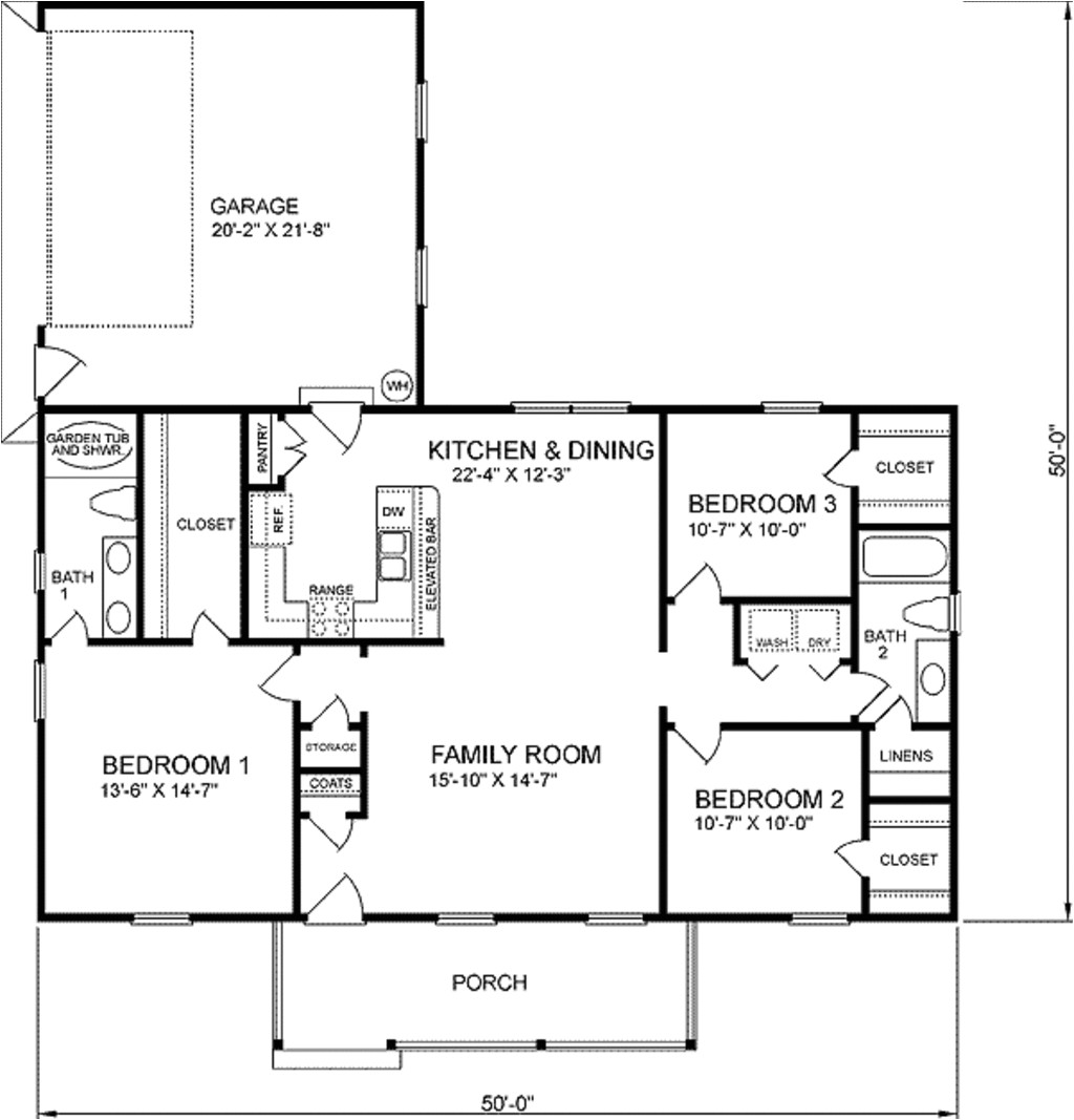 House Plans Under 1400 Square Feet Traditional Style House Plan 3 Beds 2 Baths 1400 Sq Ft House Plans Under 1400 Square Feet Traditional Style House Plan 3 Beds 2 Baths 1400 Sq Ft