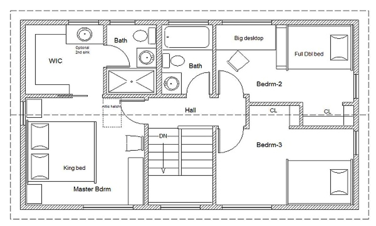 House Plans with Rotunda 2 Bedroom House Simple Plan Simple House Floor Plan