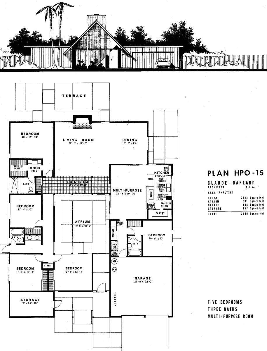 Joseph Eichler Home Plans Modern House Plans Eichler Joseph Eichler Home Plans Modern House Plans Eichler