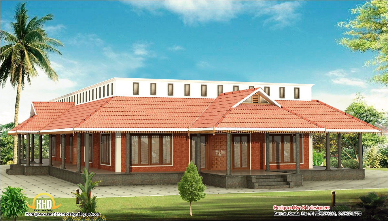 Kerala Home Plan Single Floor Kerala Style Single Floor House 3205 Sq Ft Kerala