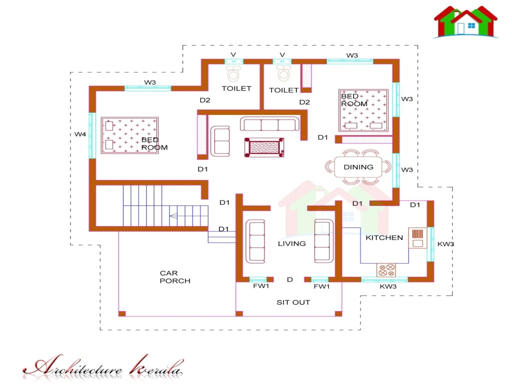 Kerala Home Plans00 Sq Ft Architecture Kerala 1100 Square Feet Single Storied House Kerala Home Plans00 Sq Ft Architecture Kerala 1100 Square Feet Single Storied House