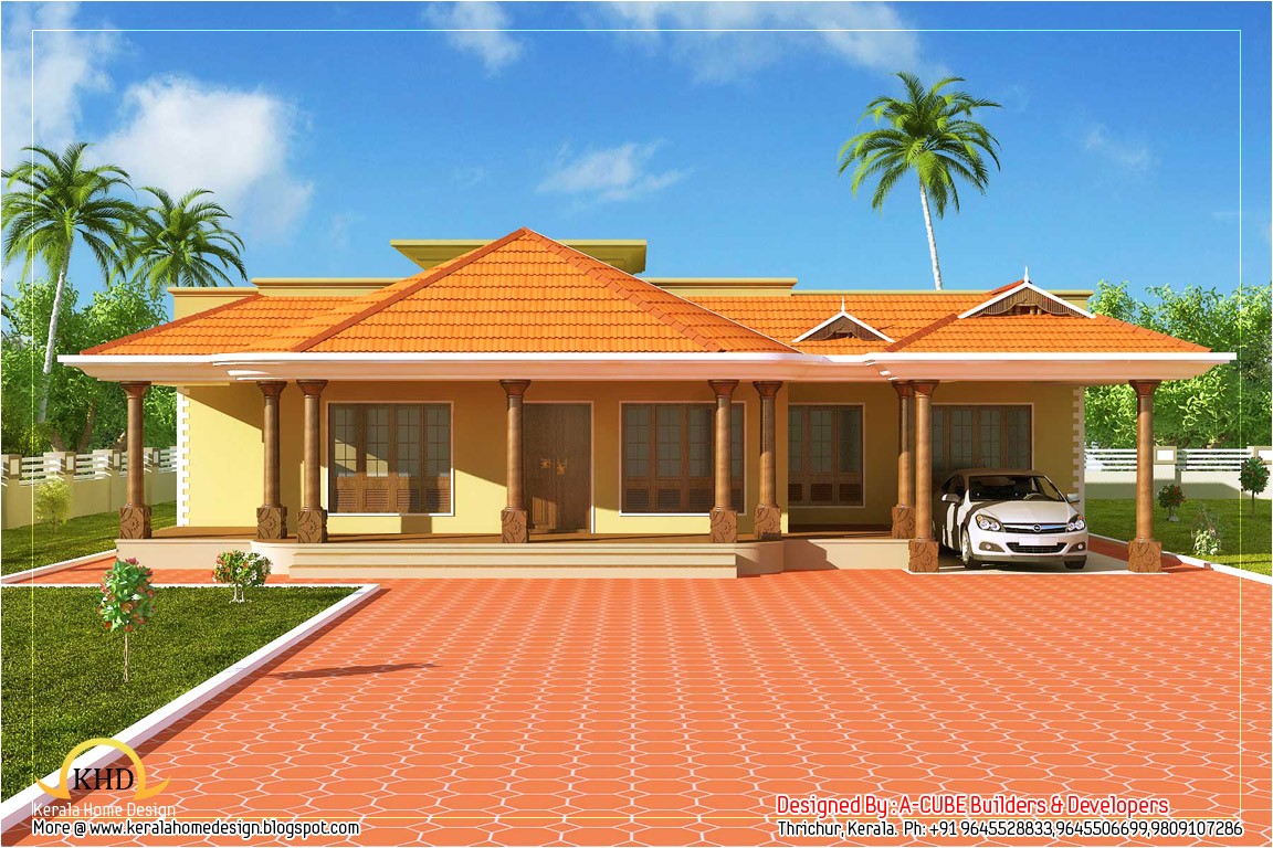 Kerala Style Home Plans Single Floor Kerala Style Single Floor House 2500 Sq Ft Kerala