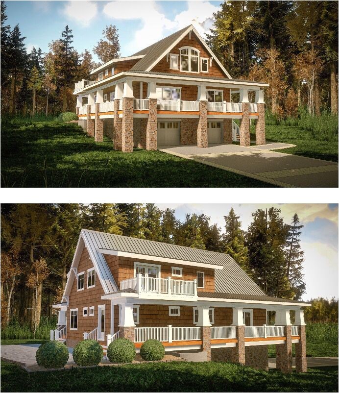 Lake House Plans for Sloping Lots 17 Best Images About Homes for the Sloping Lot On