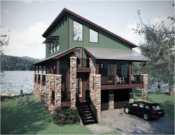 Lakefront Home Plans Designs the Lake Austin 1861 2 Bedrooms and 3 Baths the House