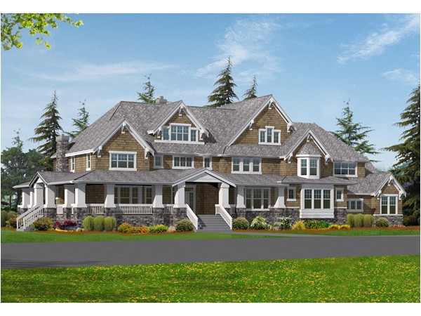 Large Craftsman Style Home Plans Craftsman House Plans Cottage House Plans