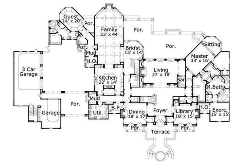 Luxury Homes Floor Plans with Pictures Plans Amazing House Luxury Mansions House Plans 5088