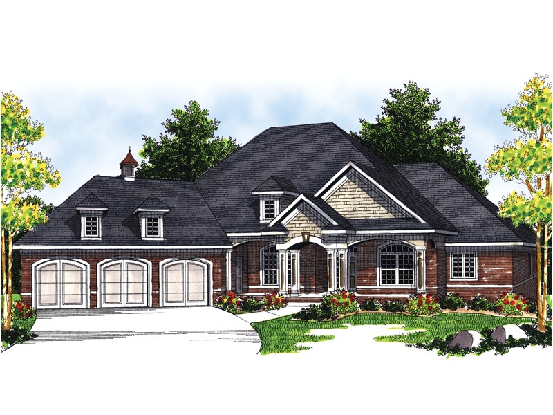 Luxury Ranch Home Plans Marmande Luxury Ranch Style Home Plan 051s 0048 House