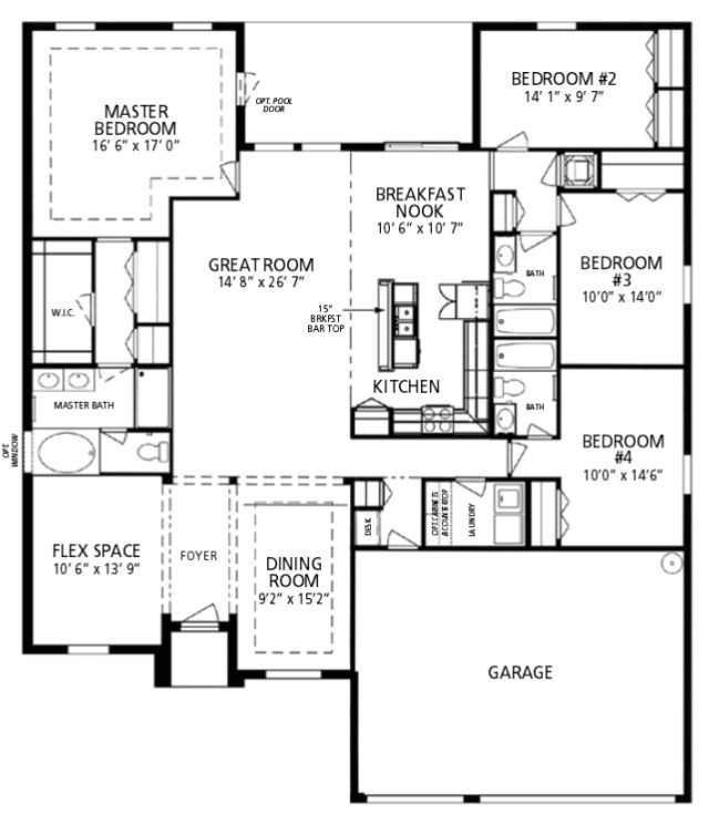 Maronda Home Floor Plan New Home Floorplan Tampa Fl Sierra Maronda Homes
