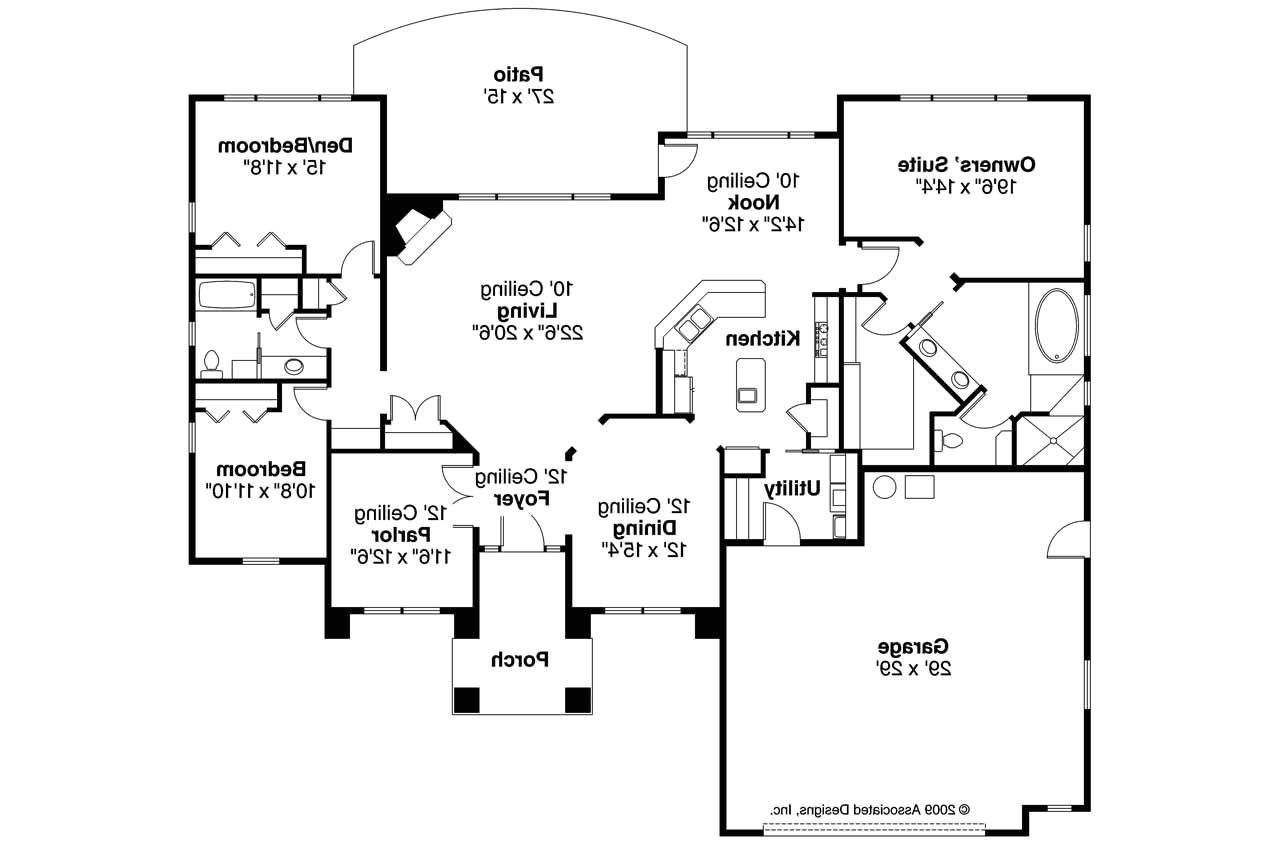 Mediterranean Home Floor Plans Mediterranean House Plans Mendocino 30 681 associated Mediterranean Home Floor Plans Mediterranean House Plans Mendocino 30 681 associated