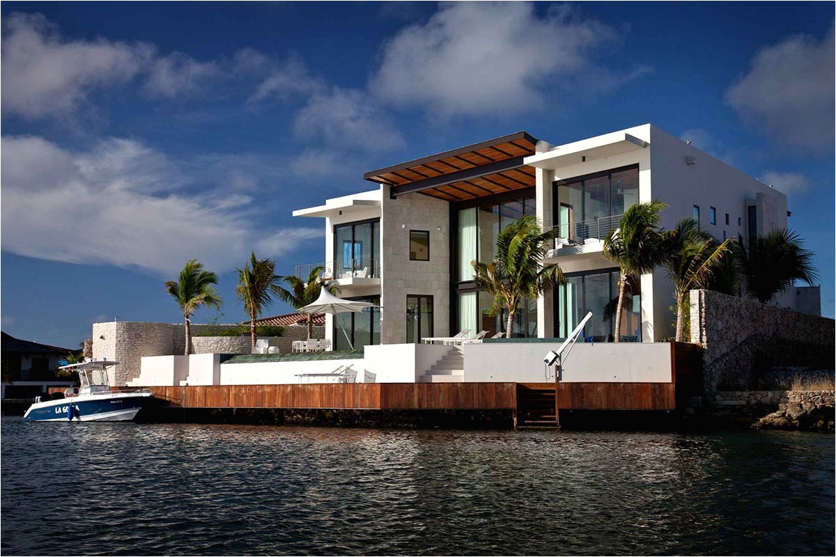 Modern Waterfront Home Plans Modern Waterfront Home Bonaire the Netherlands Antilles