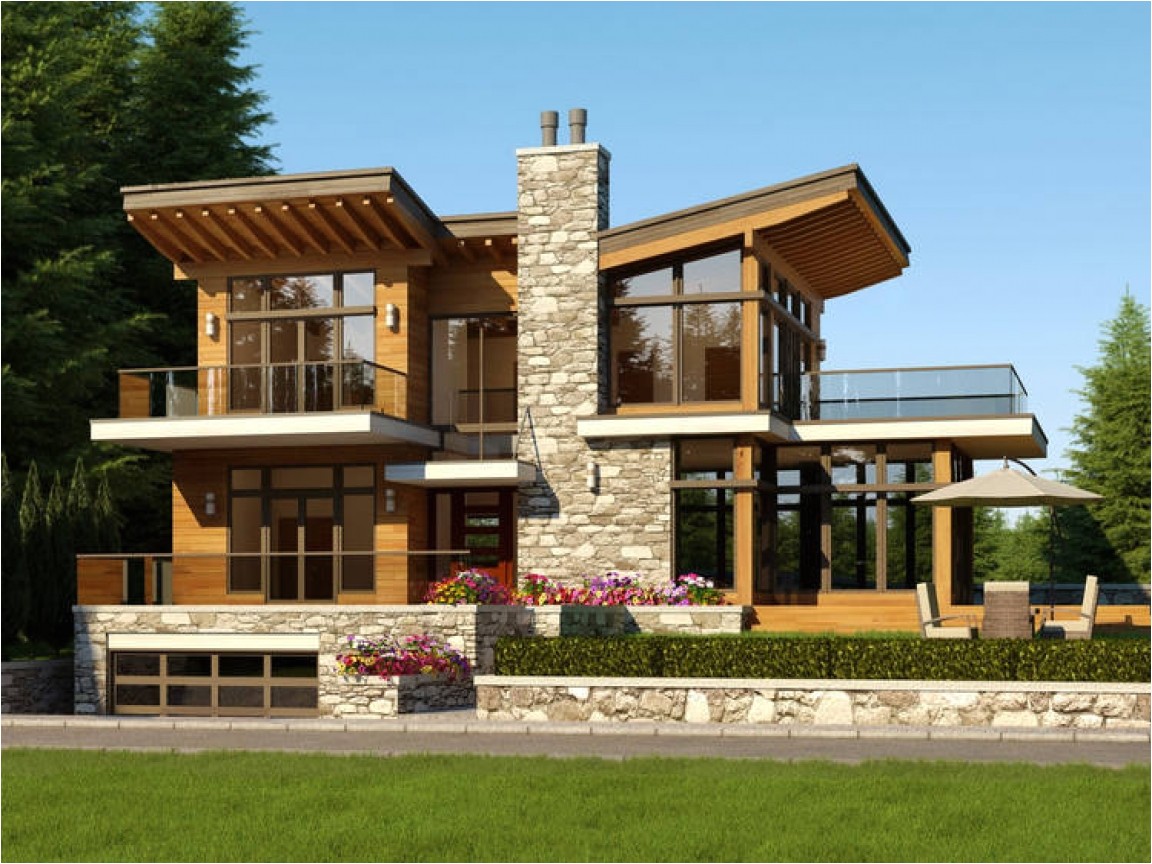 Modern Waterfront Home Plans West Coast Contemporary Home Design West Coast Waterfront