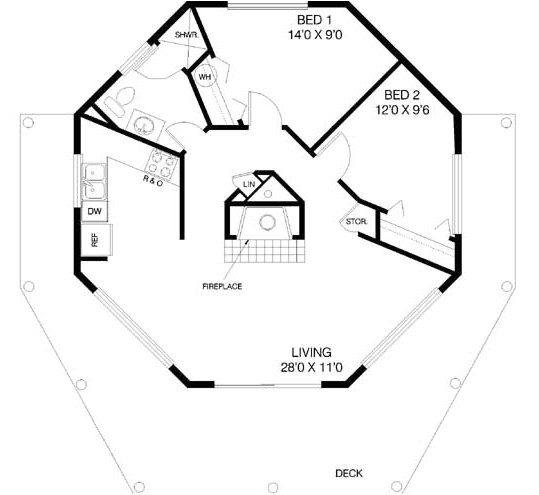 Octagon Home Floor Plans Octagon House Plans at Coolhouseplans Com Octagon Home Floor Plans Octagon House Plans at Coolhouseplans Com