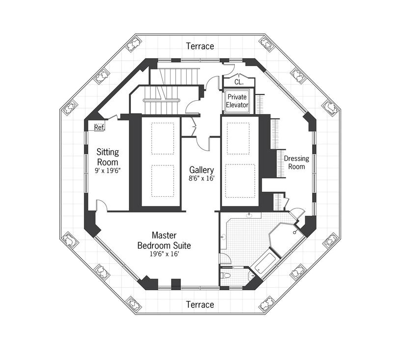 Octagon Shaped House Plans 100 Million Octagon Shaped Penthouse In New York City Octagon Shaped House Plans 100 Million Octagon Shaped Penthouse In New York City