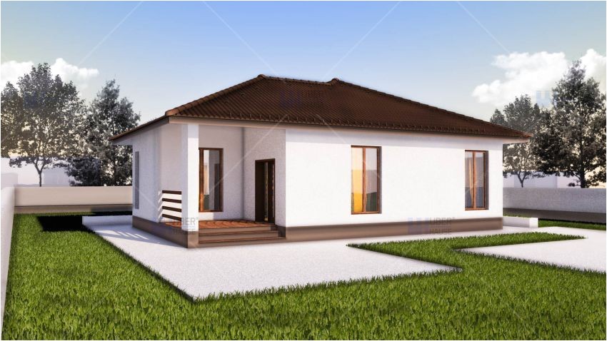 One Story Home Plan Case De Vis Fara Etaj tot Ce Va Doriti Case Practice One Story Home Plan Case De Vis Fara Etaj tot Ce Va Doriti Case Practice