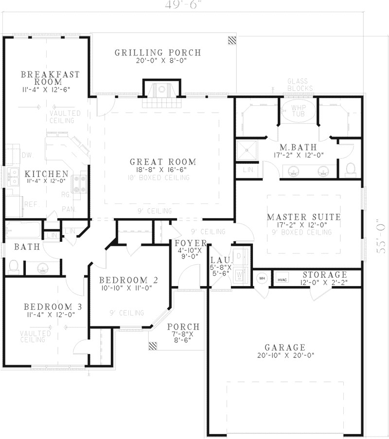 One Story Home Plan Hillsgate One Story Home Plan 055d 0565 House Plans and More One Story Home Plan Hillsgate One Story Home Plan 055d 0565 House Plans and More