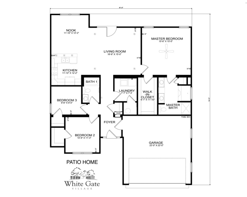 Patio Home Floor Plans Free Floorplans within Patio Home Plans thehomelystuff