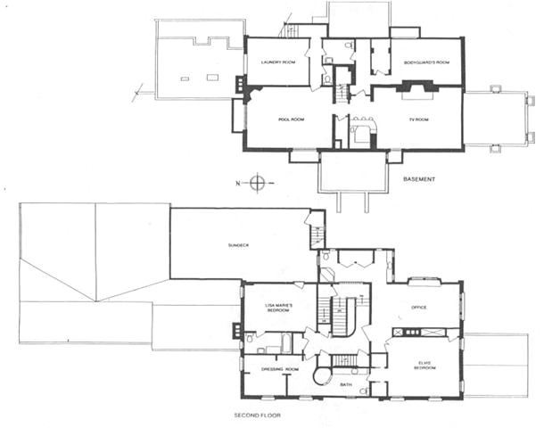 Presley Homes Floor Plans Taking Care Of Business Elvis Blog Graceland Floor Plan