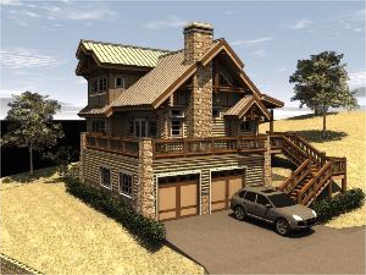 Raised House Plans with Garage Underneath Garage House Plans Raised House Plans with Garage Underneath Garage House Plans