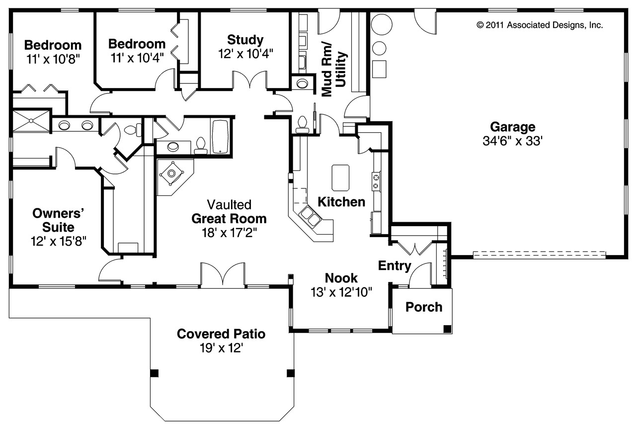 Ranch Home Floor Plans Ranch House Plans Elk Lake 30 849 associated Designs Ranch Home Floor Plans Ranch House Plans Elk Lake 30 849 associated Designs