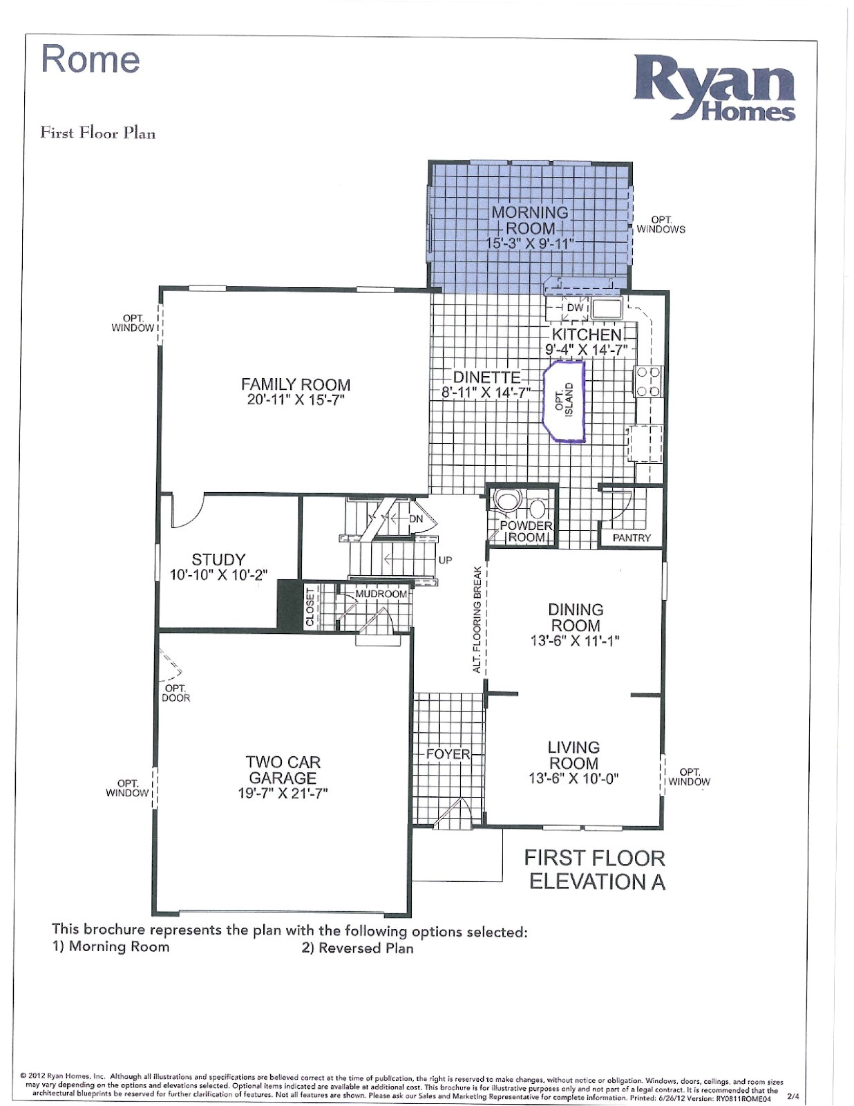 Ryan Homes Plans Brighton Floorplan 1716 Sq Ft Heritage Shores 55placescom