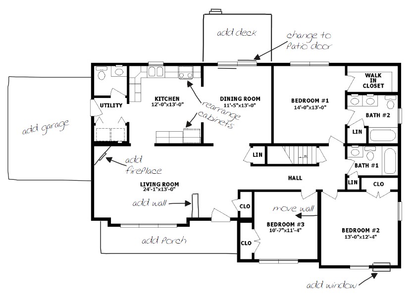 Sample Building Plans for Homes Floor Plan Examples for Homes