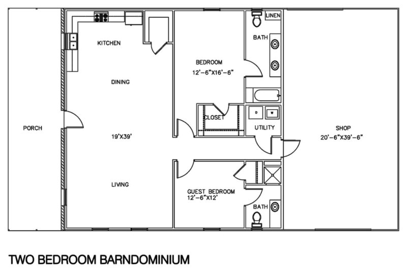 Shop Homes Floor Plans 30 Barndominium Floor Plans for Different Purpose Shop Homes Floor Plans 30 Barndominium Floor Plans for Different Purpose