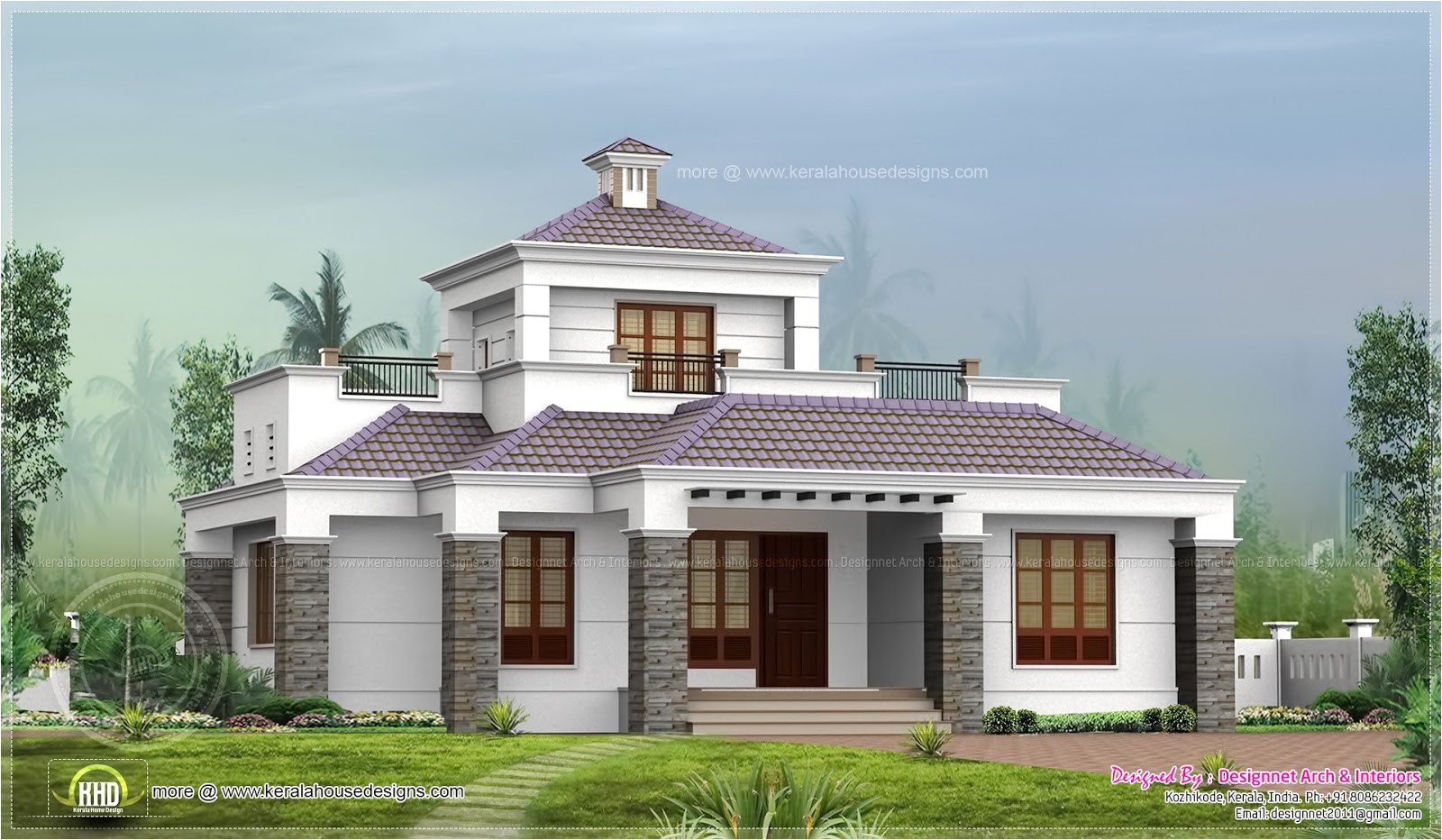 Single Floor Home Plans Single Floor Home Stair Room Kerala Design Building