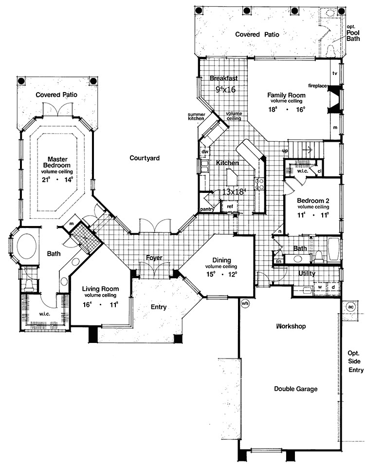 Single Level House Plans with Courtyard Two Story Courtyard House Plan 6382hd Architectural Single Level House Plans with Courtyard Two Story Courtyard House Plan 6382hd Architectural