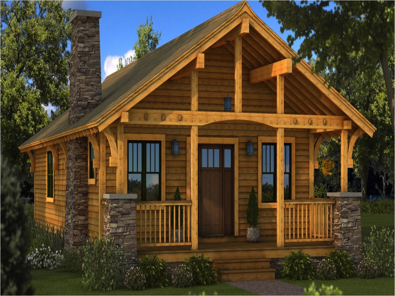 Small Log Homes Plans Small Rustic Log Cabins Small Log Cabin Homes Plans One