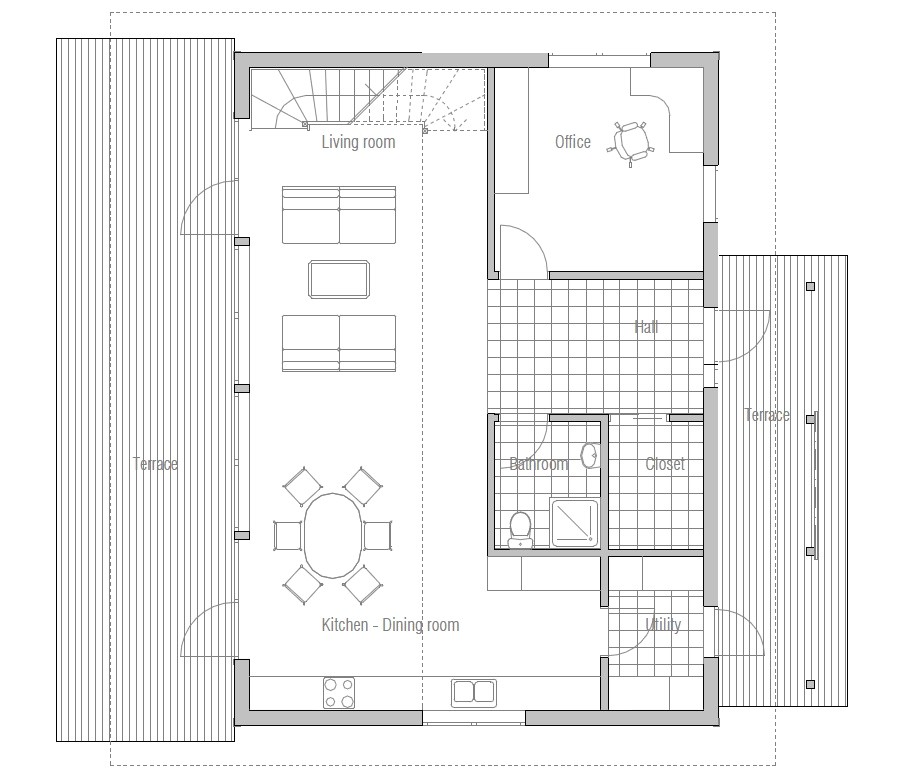 Small Modern Home Floor Plans Contemporary House Plans Small Modern House Ch50 Small Modern Home Floor Plans Contemporary House Plans Small Modern House Ch50