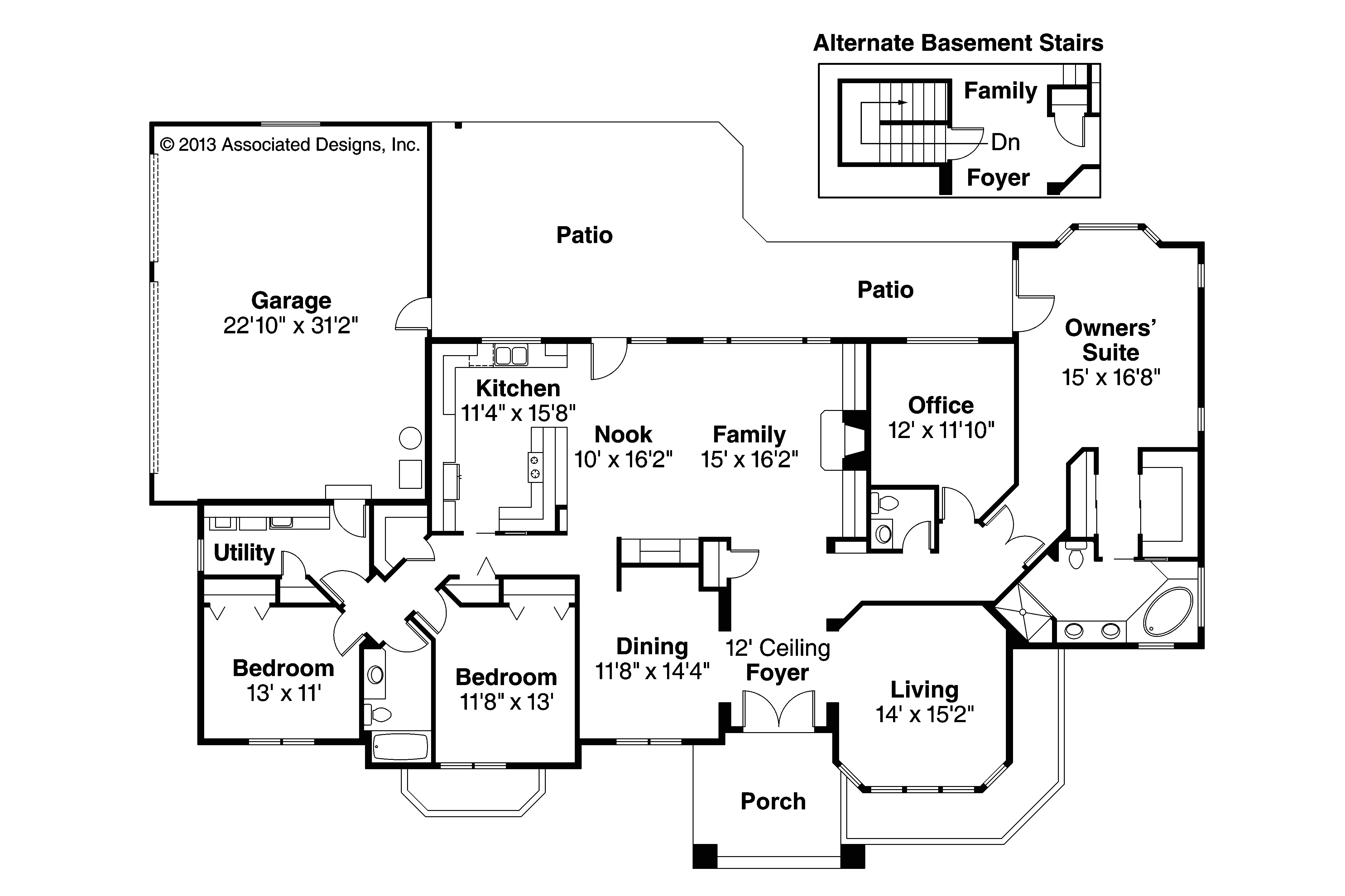 Southwest Home Floor Plans southwest House Plans Lantana 30 177 associated Designs